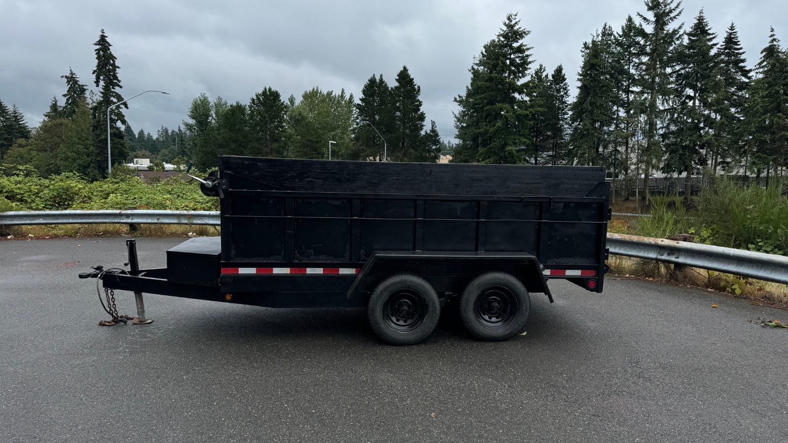 Jake's Junk Removal dump trailer